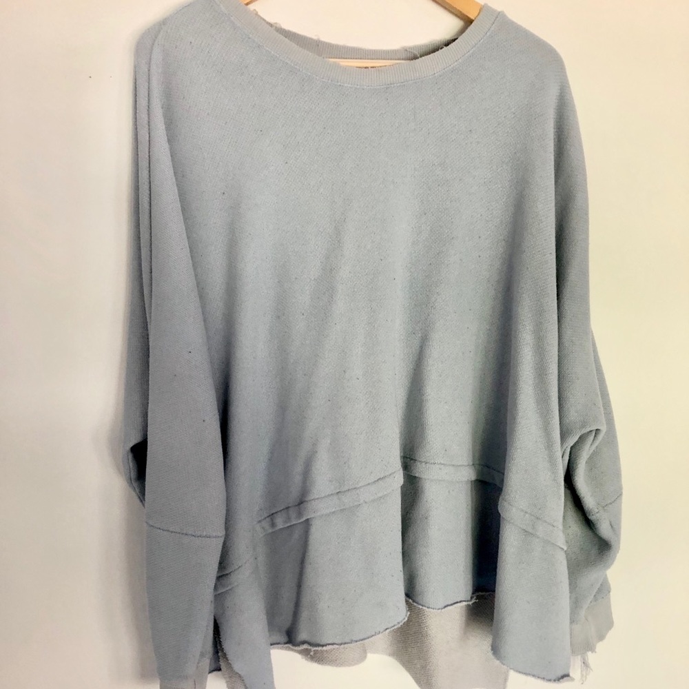 Free People Light Blue Sweater